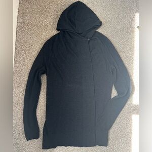 lululemon athletica Charcoal Grey Hooded Cardigan